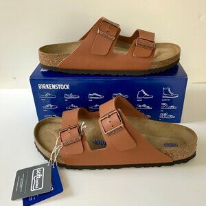 Birkenstock Arizona BS Ginger Brown Soft Footbed Sandals NWT Size 44 (Men’s 11)